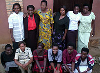 Knitters of the Urumuri (“Bright Light”) cooperative, Negasambu