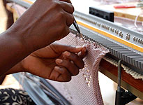 Knitting the snoods (aka cowls) for Anthropologie